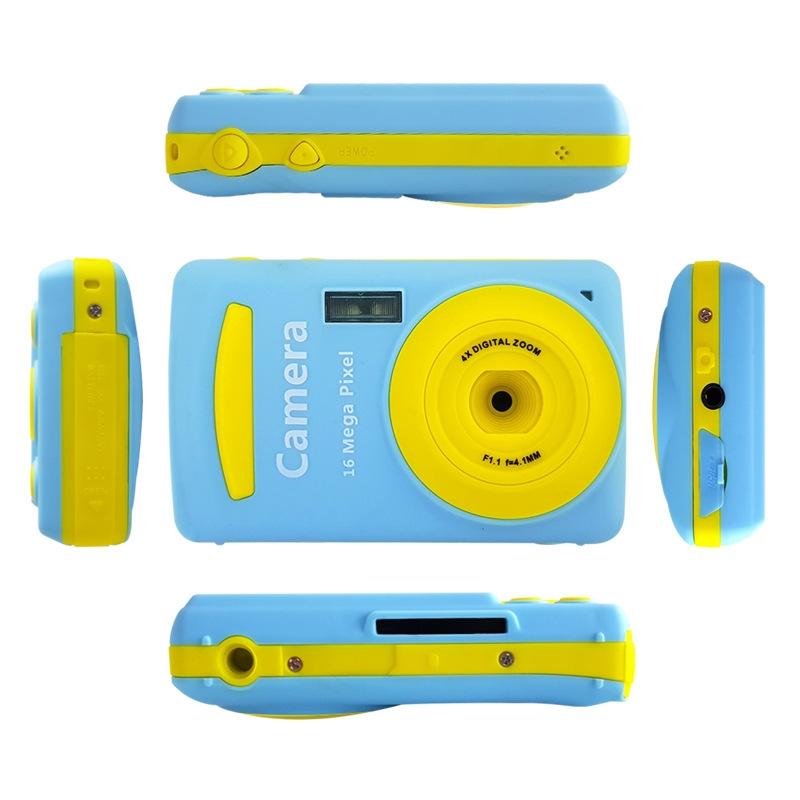 16mp Mini Digital Camera for Kids - 2.4 Inch 720p Cute Cartoon Design - Multifunctional Toy for Children's Birthday - Black 8
