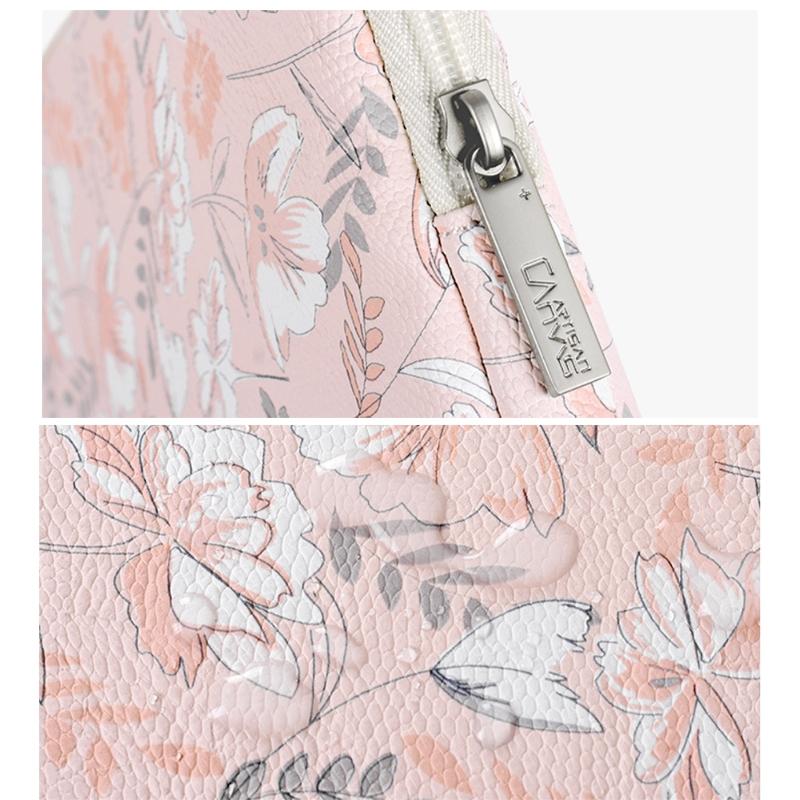 11 Laptop Liner Bag - Waterproof Pu Leather Cover Light Pink 5