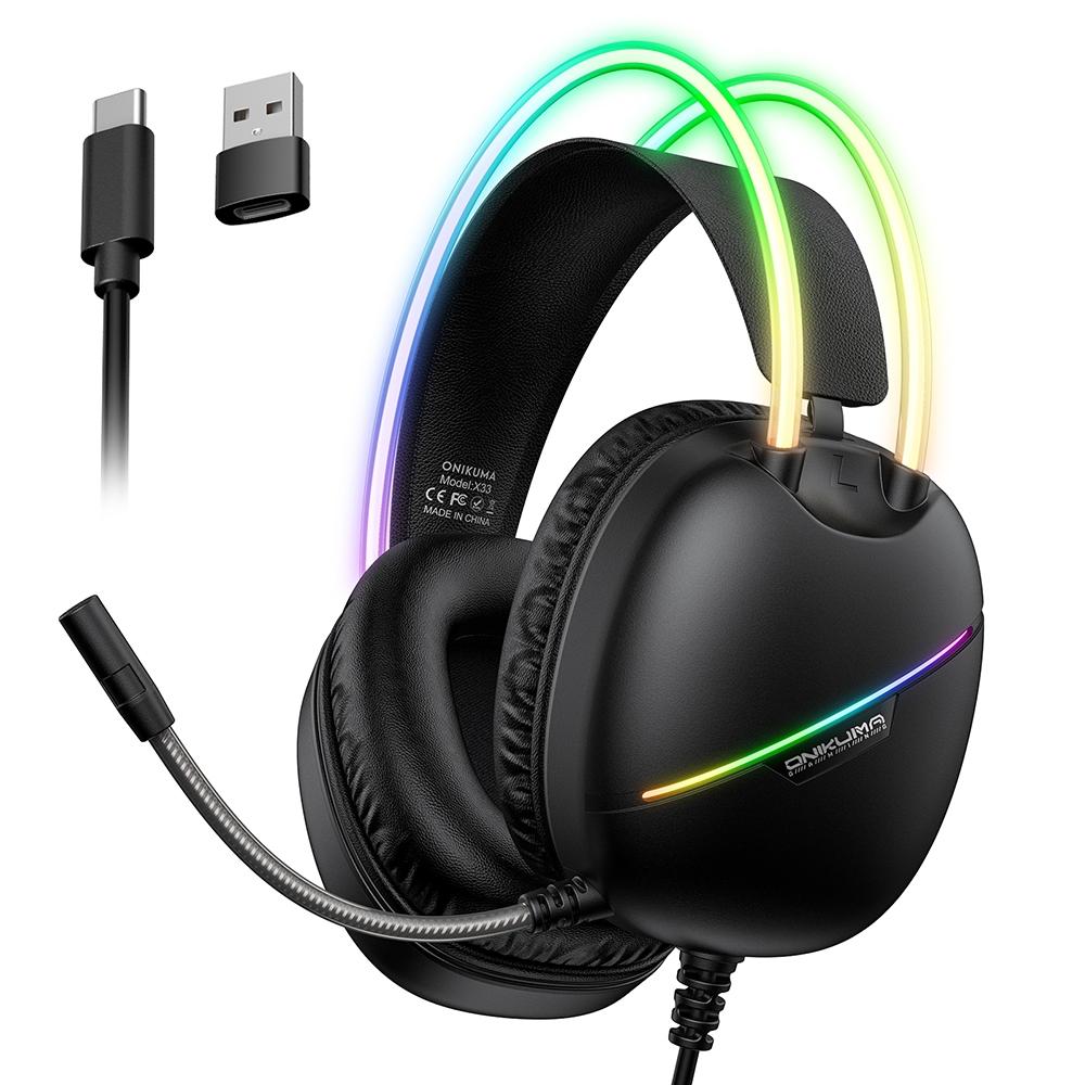Rgb Light Gaming Headset 2M Cable - Black 11