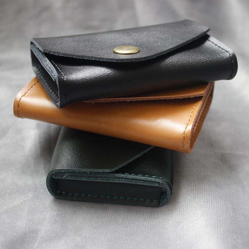 Waterproof Leather Card Holder Durable & Stylish - Green 7