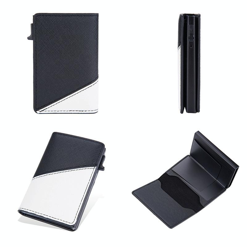 Anti-theft Rfid Leather Wallet - Secure Design - Black 7