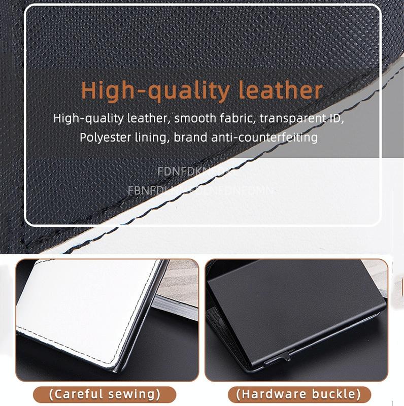 Anti-theft Rfid Leather Wallet - Secure Design - Black 10