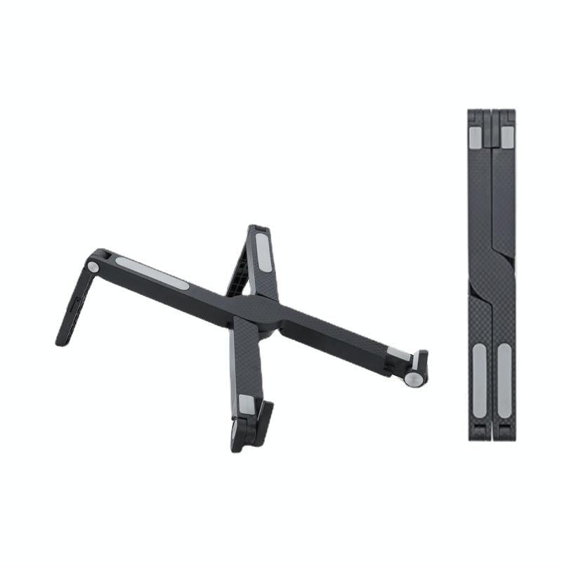 Foldable Non-slip Laptop Stand - Plastic Silicone - Black 9