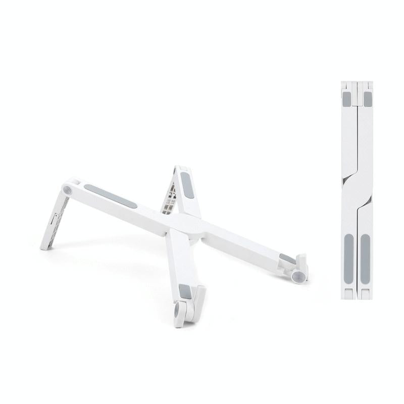 Foldable Non-slip Laptop Stand - Plastic Silicone - Black 10