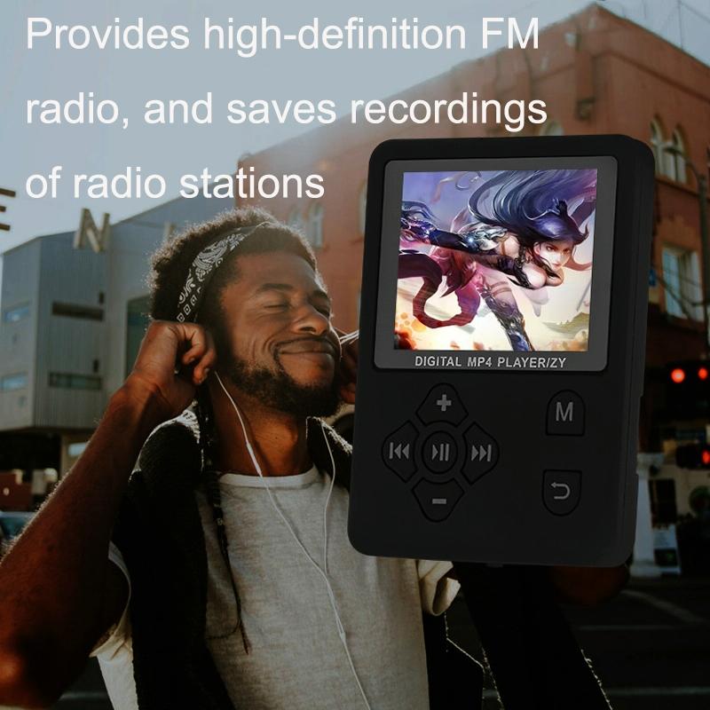 Lossless Mp4 Player With Synchronized Lyrics Cross Button Style - White 7