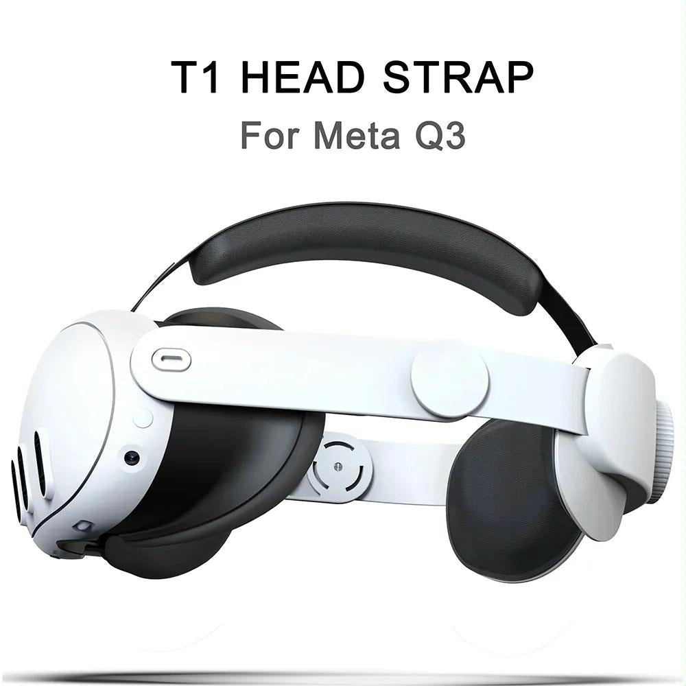 Elite Vr Headset Strap for Meta Quest 3 - Adjustable - White 3