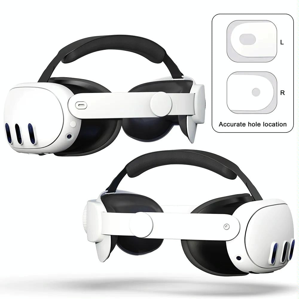 Elite Vr Headset Strap for Meta Quest 3 - Adjustable - White 4