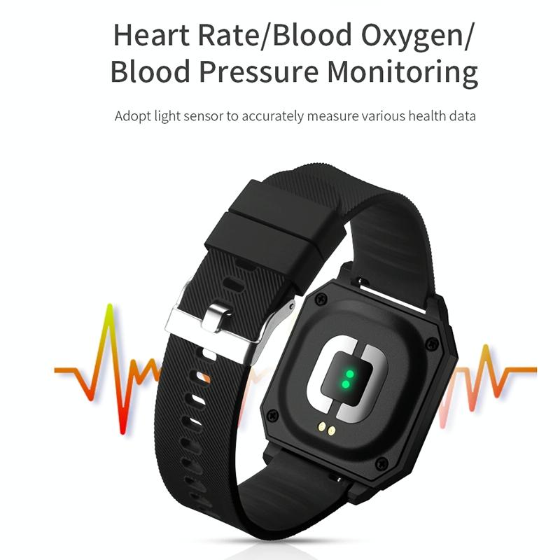 0.96 Inch Tft Screen Life Waterproof Smart Watch Support Sleep Monitoring / Heart Rate Monitoring / Blood Pressure Monitoring / Pulse Reminder - Black 6