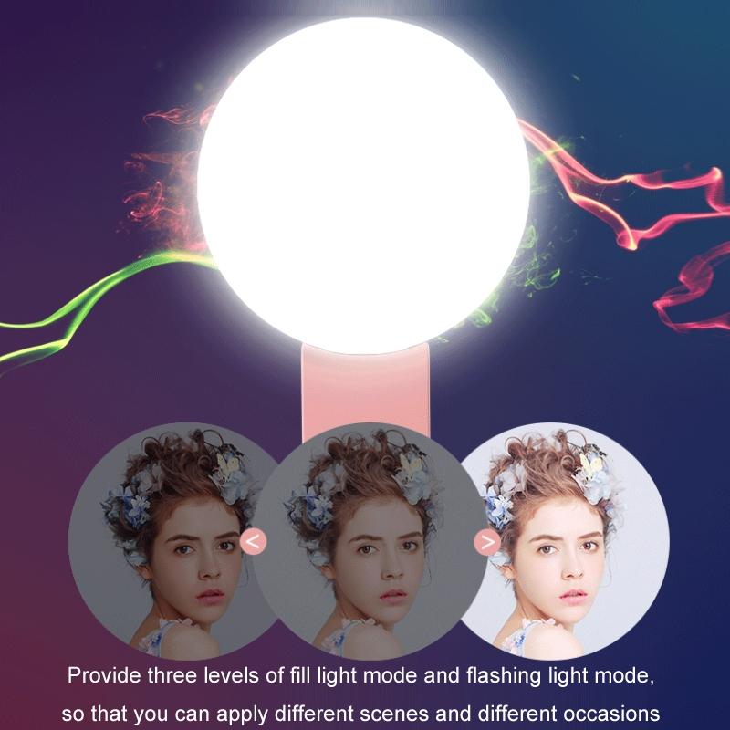 2-pack Led Selfie Light for Mobile Phone Photography - White 7