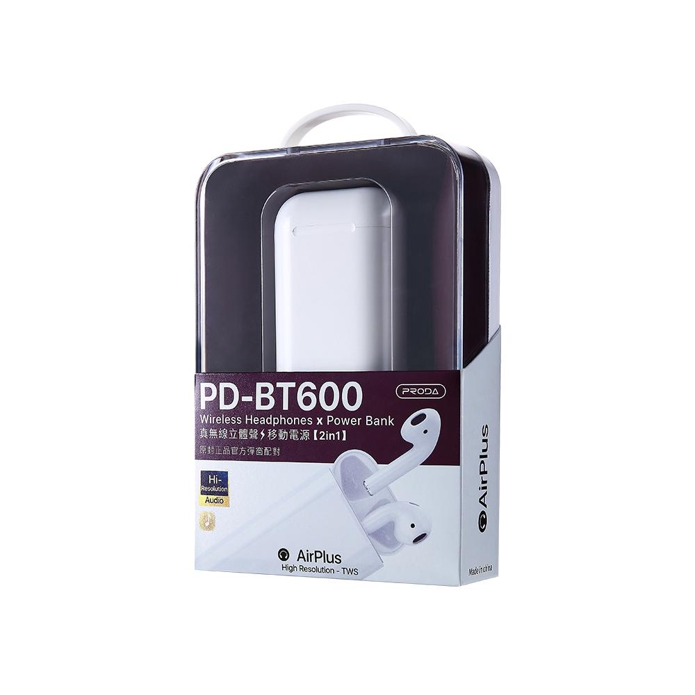 Wireless Bluetooth Earphone with Power Bank - Pd-bt600 Air Plus 4