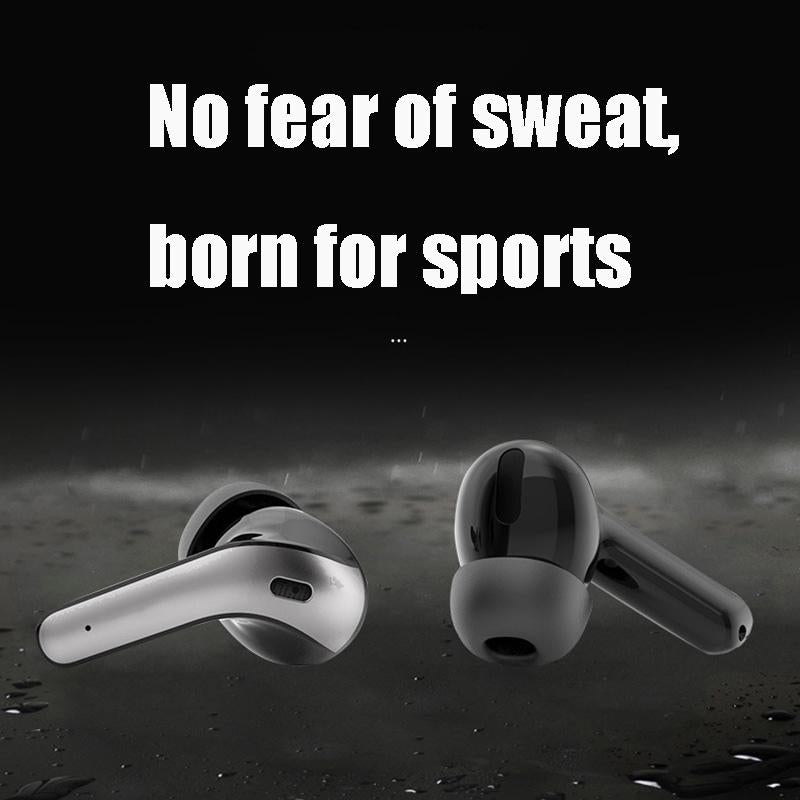 Black Wireless Bluetooth Earphone with Touch Display 4