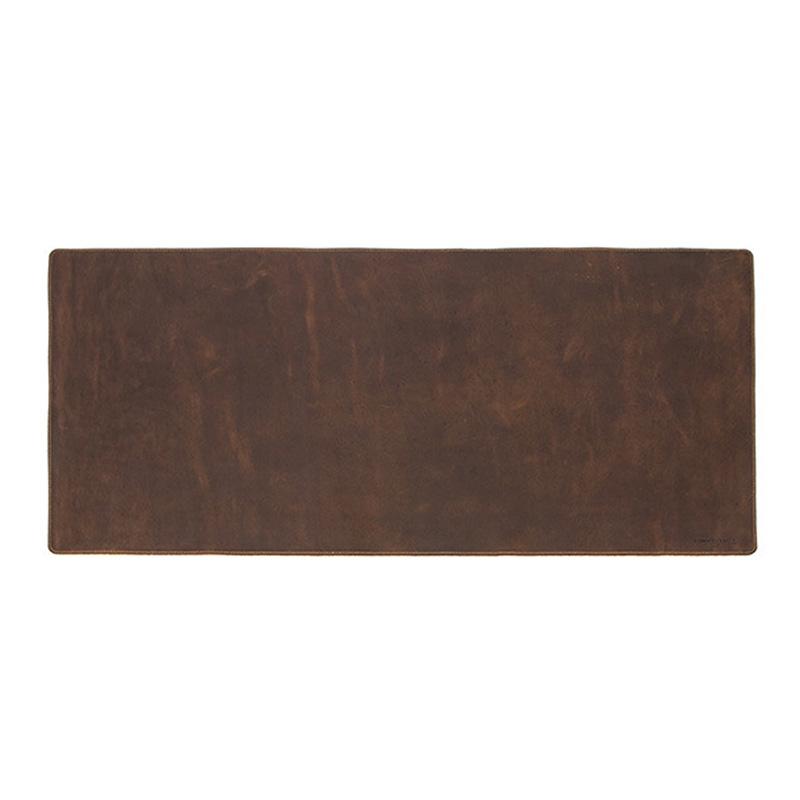Retro Crazy Horse Leather Desk Pad Anti Slip 3