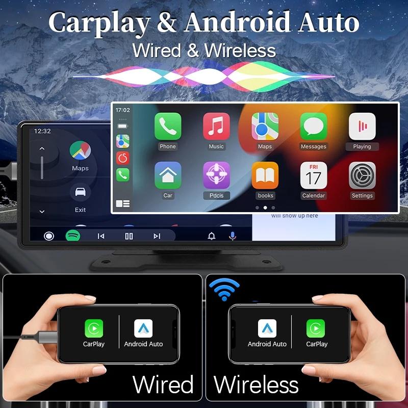 10.26 Inch Car Display Carplay / Android Auto Screen Mirroring Camera 9