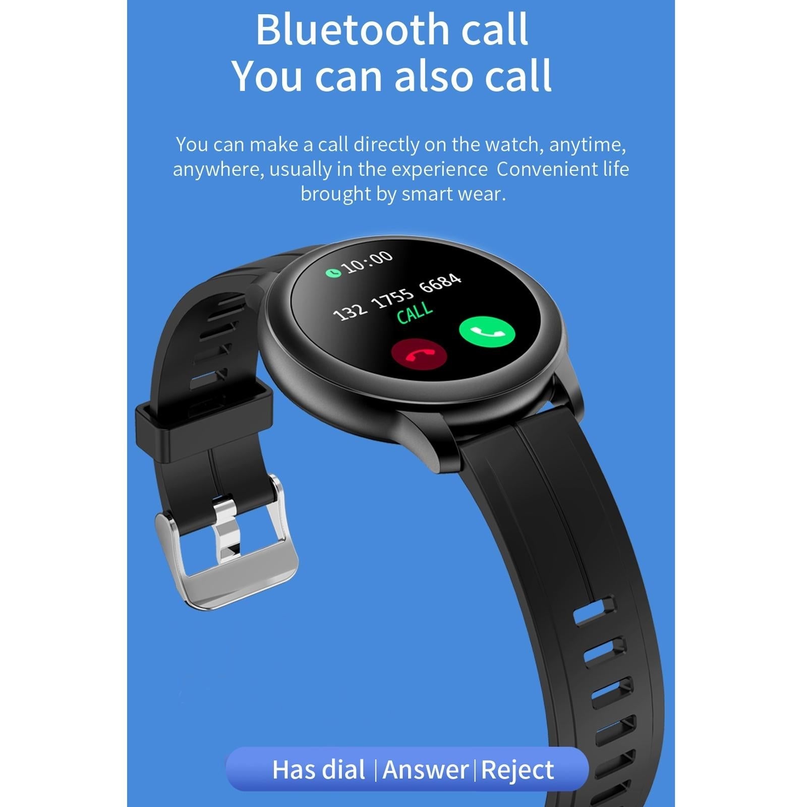 1.3 Inch Ips Colour Screen Ip67 Waterproof Smart Watch Support Sleep Monitor / Heart Rate Monitor / Blood Pressure Monitor - Black 13