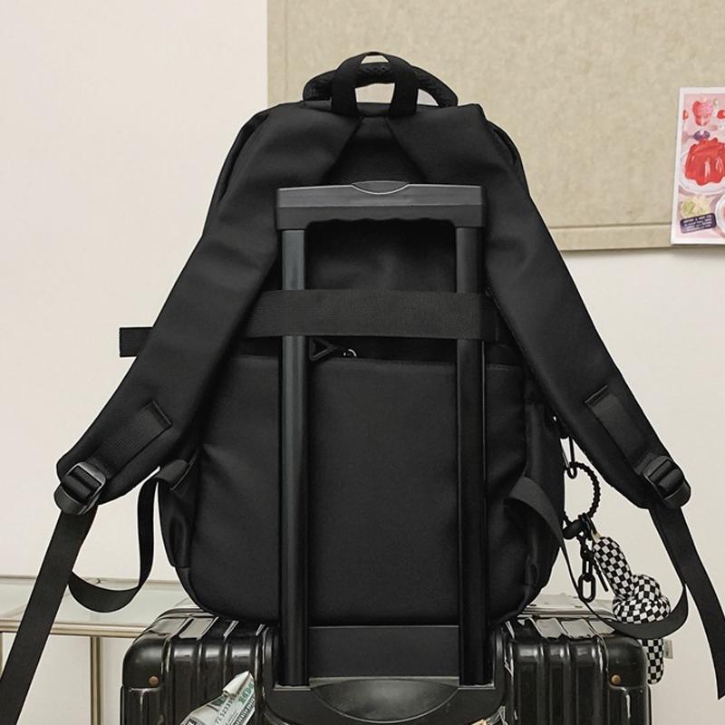 Simple Oxford Cloth Travel Backpack For Students 45 X 31 X 18Cm - Black 7
