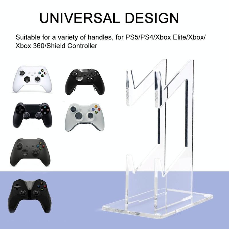 Transparent Acrylic Double Layer Game Handle Storage Bracket for Ps4 / Ps5 / Ps3 3