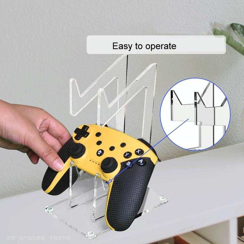 Transparent Acrylic Double Layer Game Handle Storage Bracket for Ps4 / Ps5 / Ps3 6