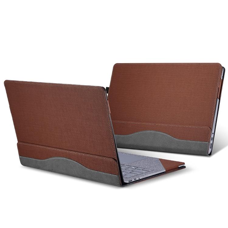 Versatile 13.5 Leather Laptop Sleeve for Microsoft Surface - Multi-functional - Blue 11