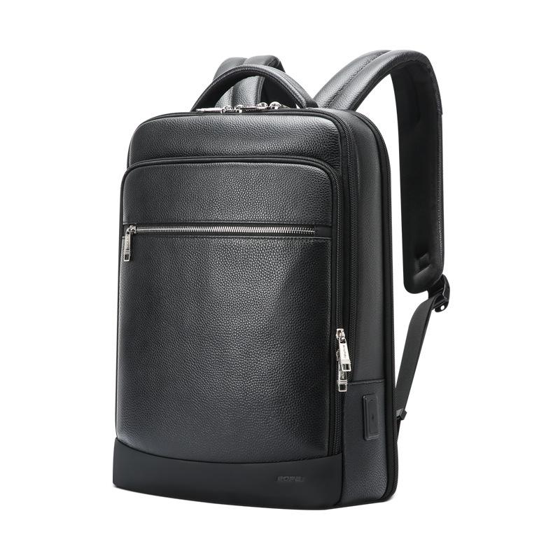 Multifunctional Anti-theft Laptop Business Backpack with Usb Charging Hole Black