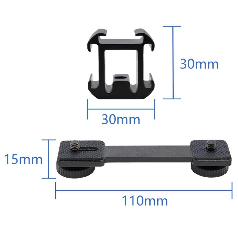 Aluminum Flashlight Bracket For Multifunctional Shoe Base With 3 Hot Boots 6