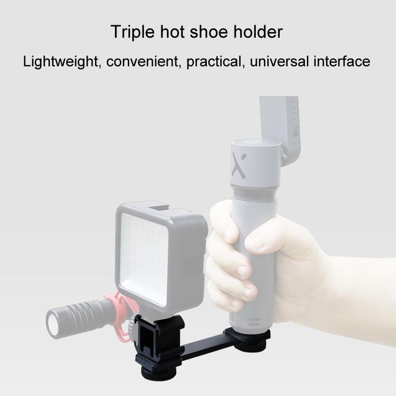 Aluminum Flashlight Bracket For Multifunctional Shoe Base With 3 Hot Boots 7