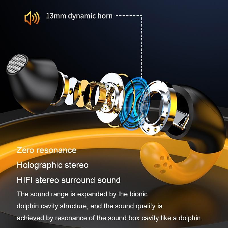 Wireless Ear Clip Bluetooth Headset with Led Display - Noise Reduction 7