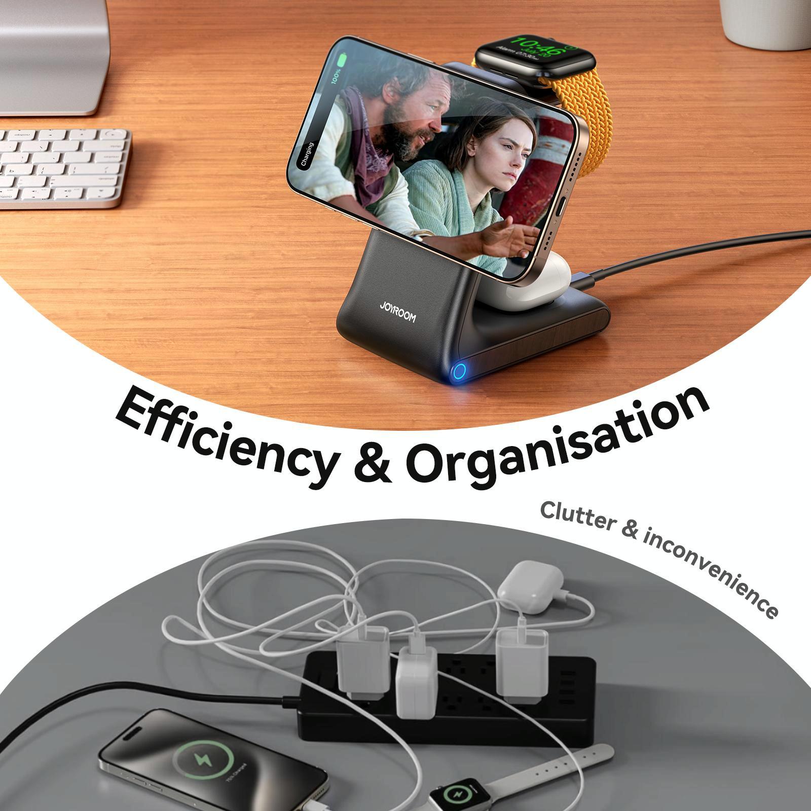 3 In 1 Magnetic Wireless Charger & Phone Holder 4
