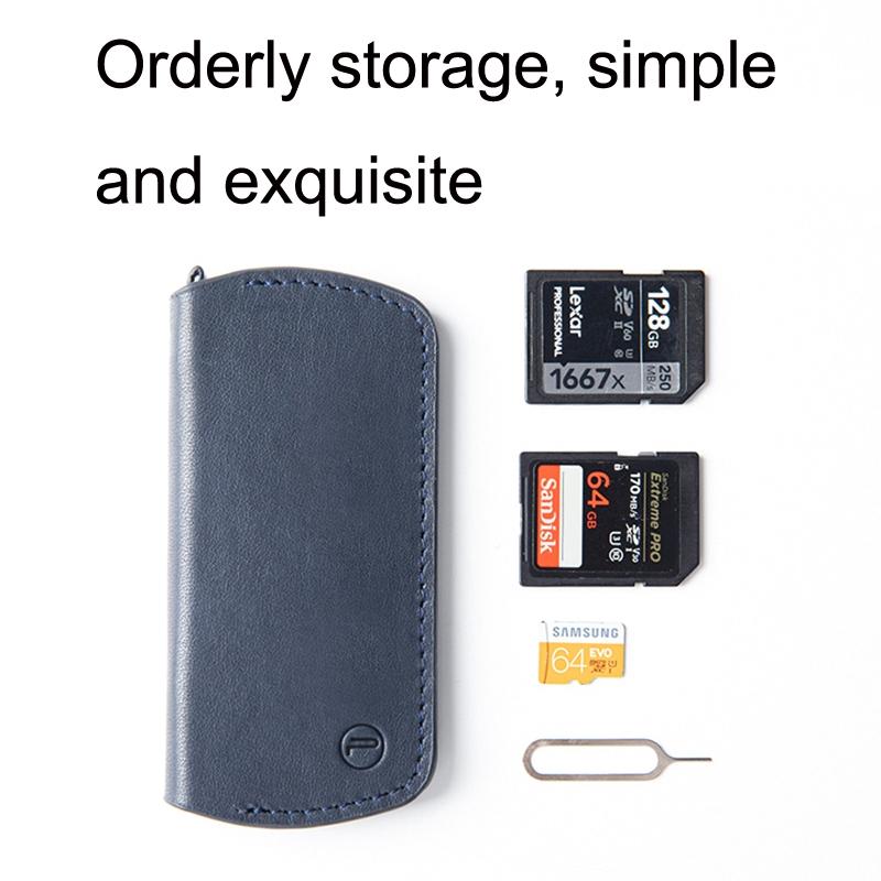 Slr / Mirrorless Camera Tf Memory Card Storage Bag Deep Sea Blue 4