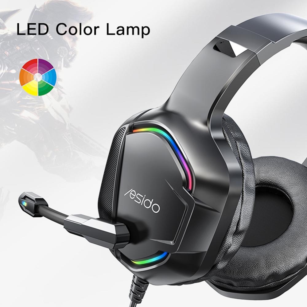 Rgb Gaming Wired Earphone With Mic Black 4
