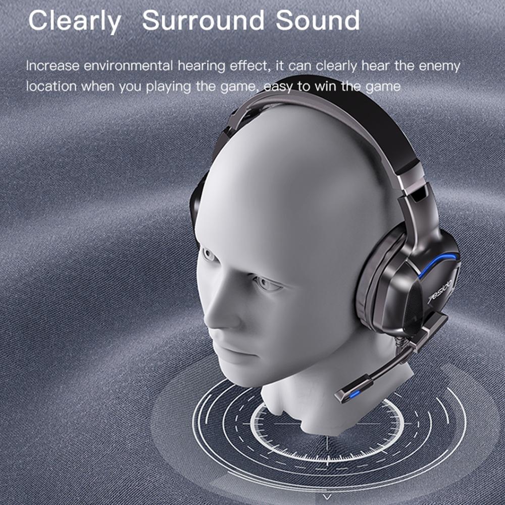 Rgb Gaming Wired Earphone With Mic Black 6