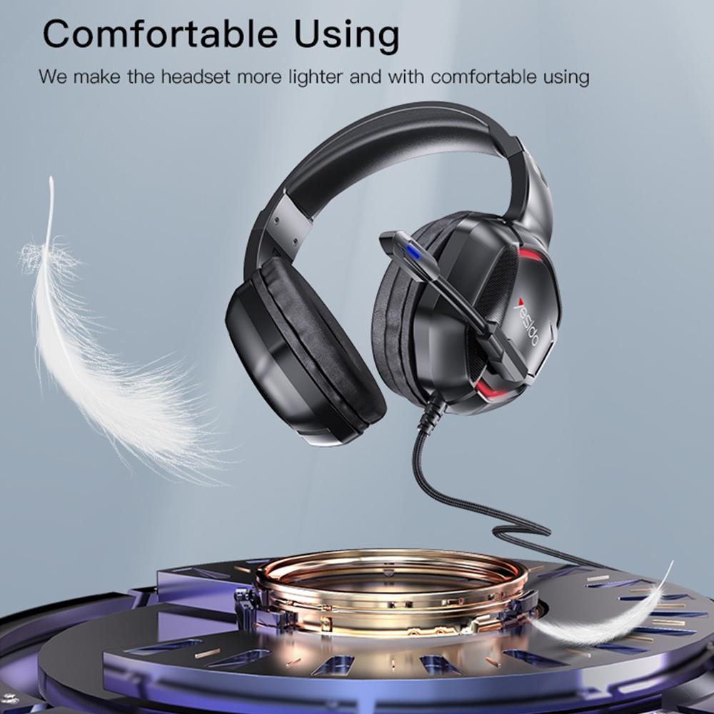 Rgb Gaming Wired Earphone With Mic Black 7