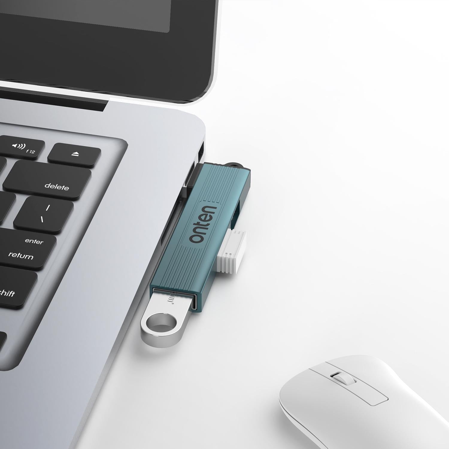 3-In-1 Usb 3.0 Hub Pine Green 5