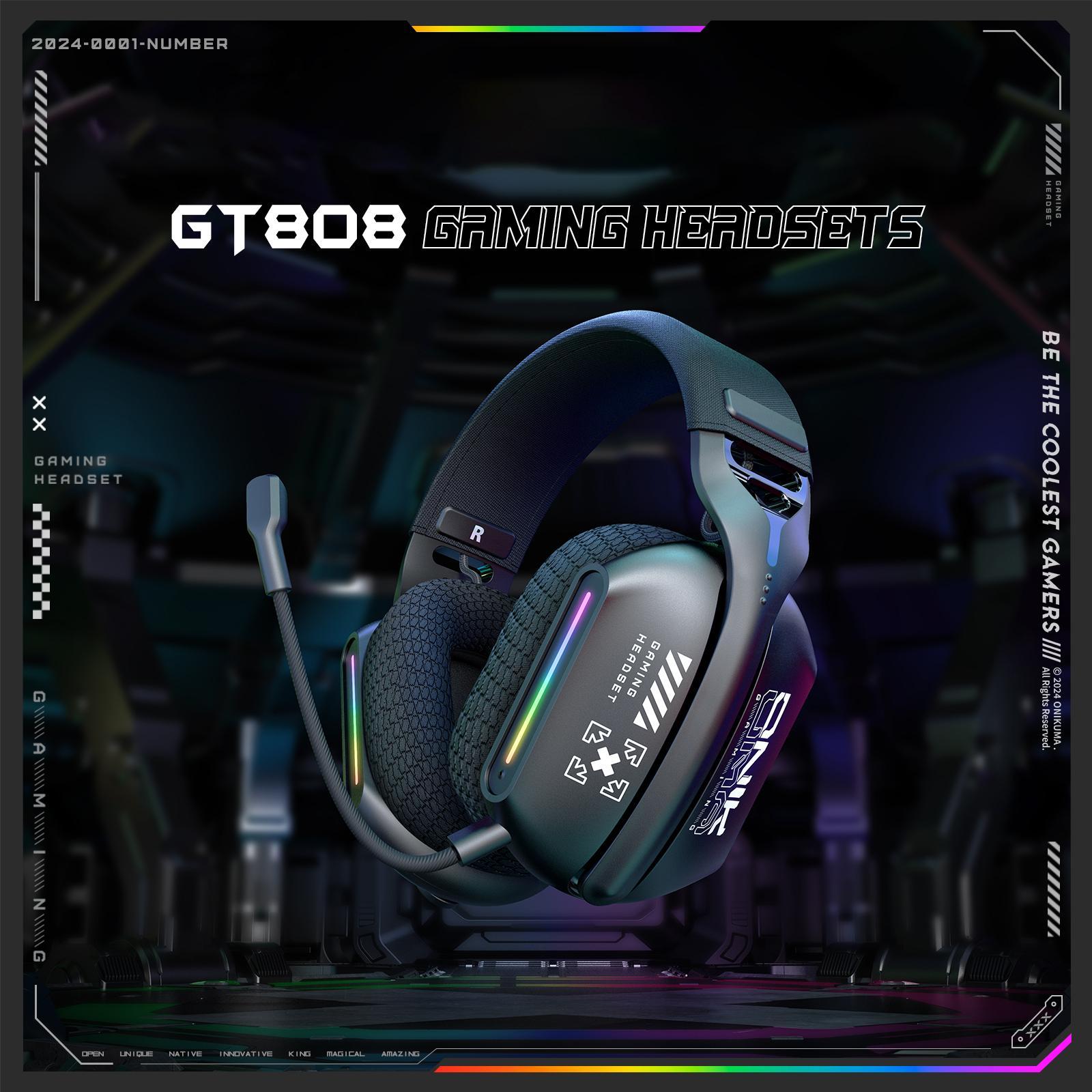 Tri-Mode Bluetooth Gaming Headset Black 4