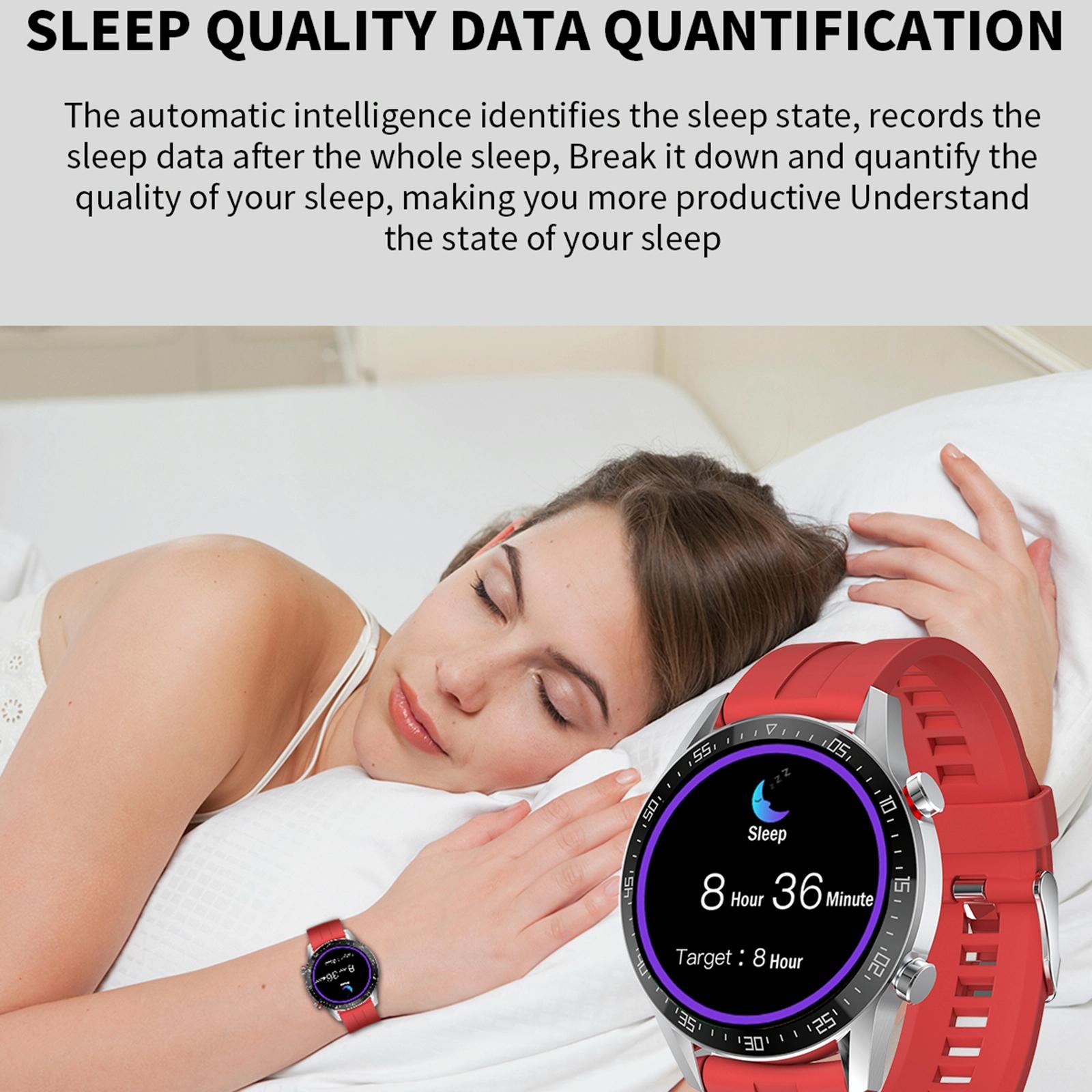 1.28 Inch Ips Screen Smart Watch With Bluetooth Call & Sleep Monitoring - Black 5