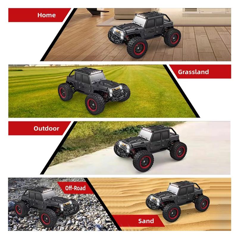 Off-road 4wd Electric Rc Vehicle - 2.4g Wrangler Black 6