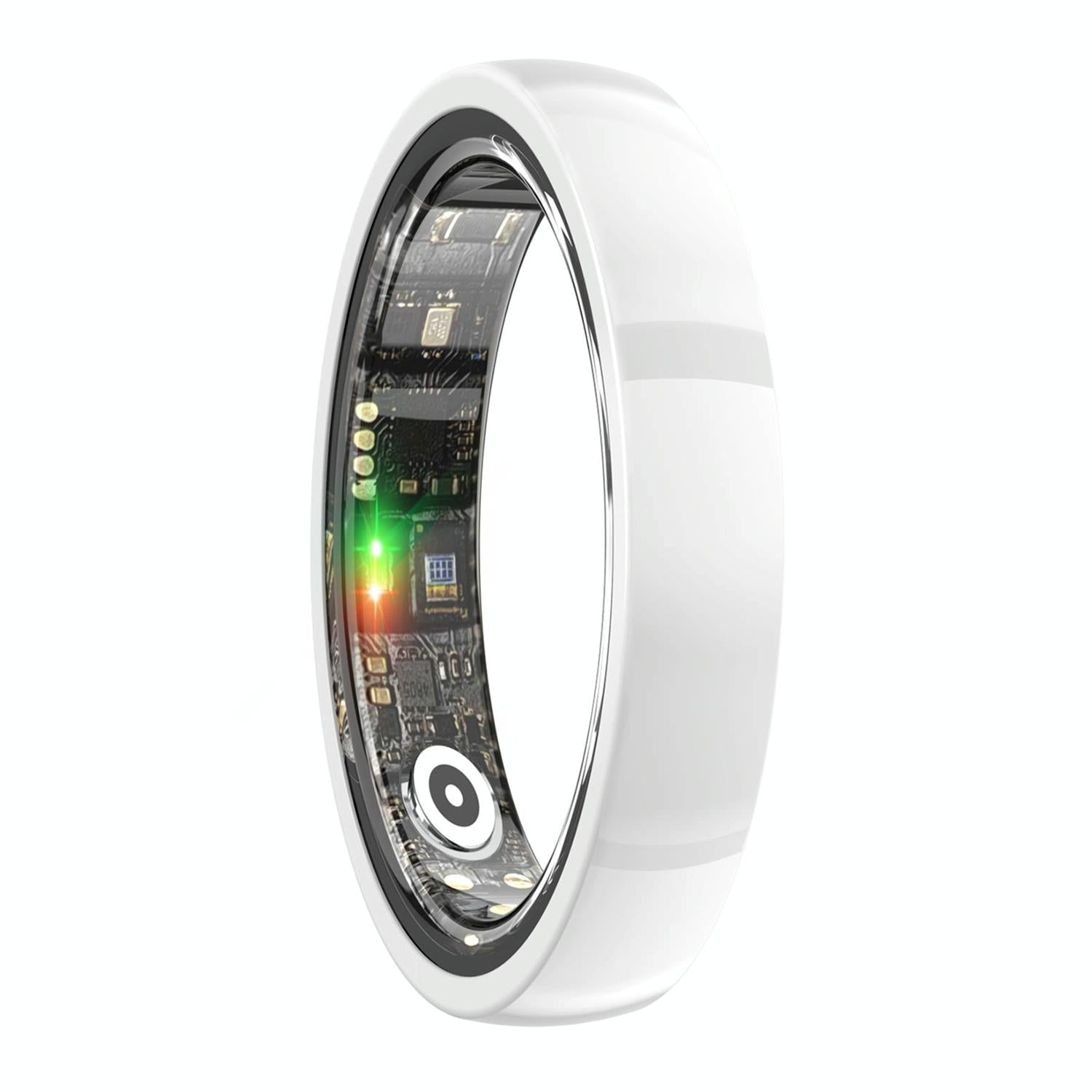 Smart Ring With Heart Rate Blood Oxygen Sleep & Sports Modes - Size 13 - Black