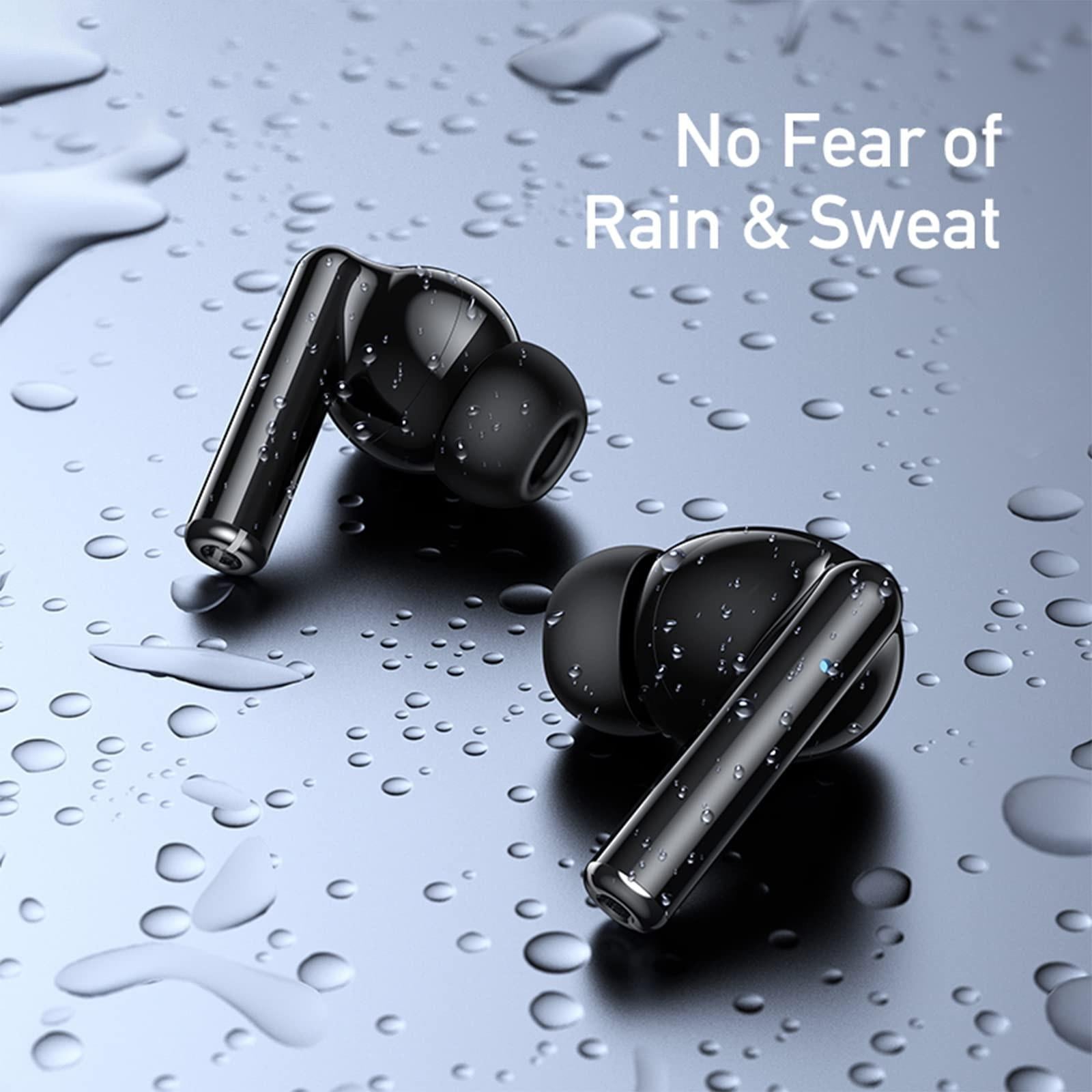 Wireless Tws Earbuds with Dual Noise Reduction Mic - Black 8