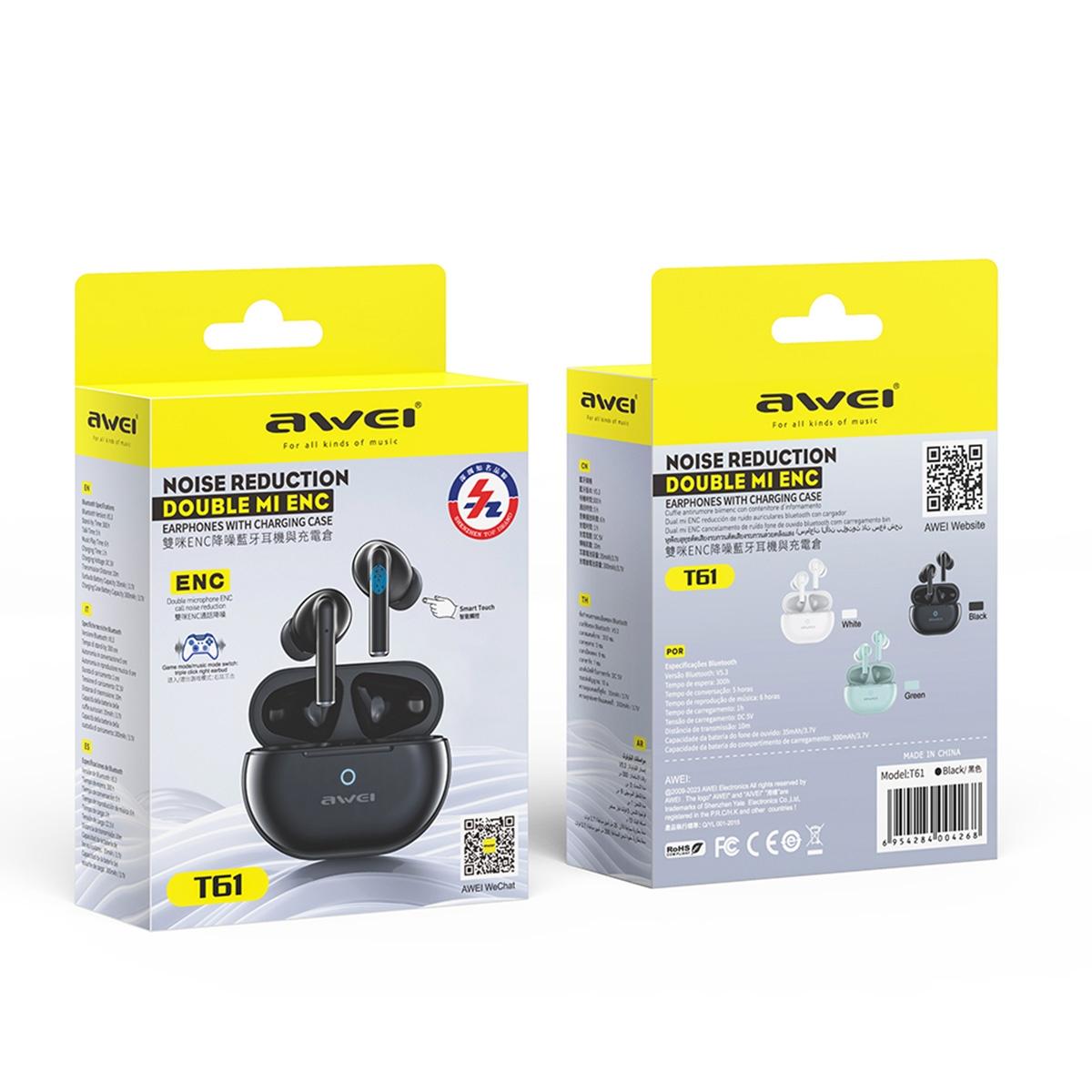 Wireless Tws Earbuds with Dual Noise Reduction Mic - Black 10