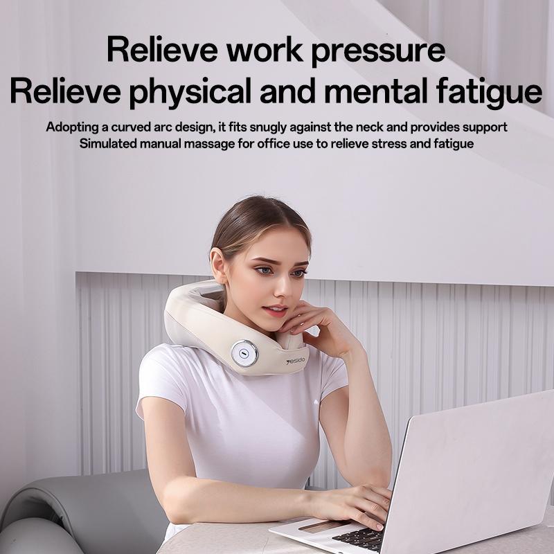 Yesido Mg14 Electric Neck Massager Heat Therapy White 8