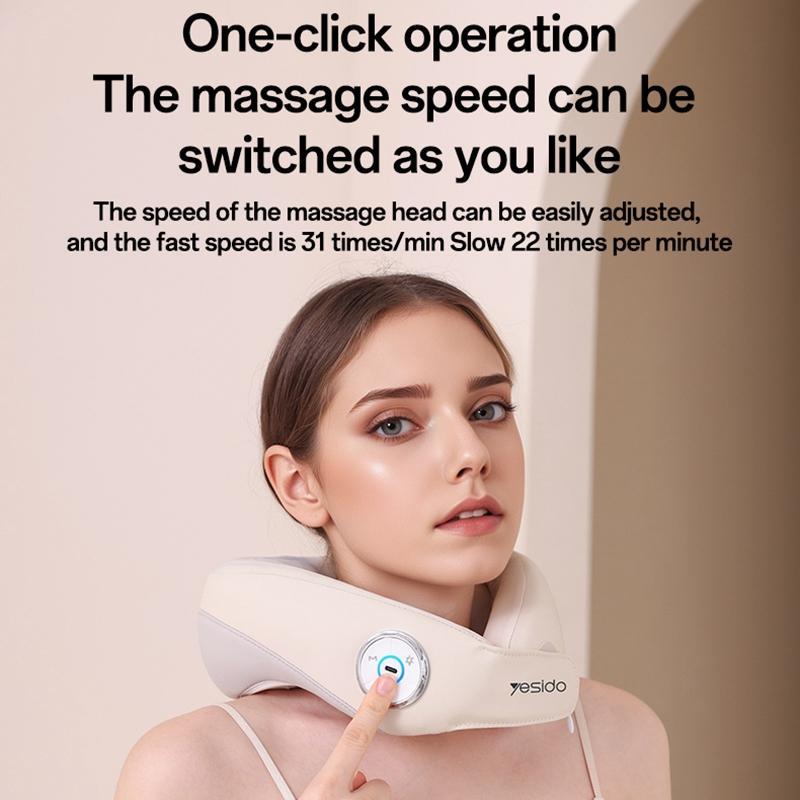 Yesido Mg14 Electric Neck Massager Heat Therapy White 12