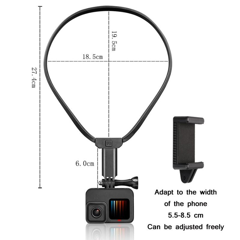 Neck Hanging Action Camera Mount - Compact & Versatile 4