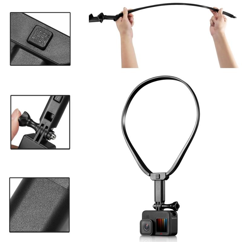 Neck Hanging Action Camera Mount - Compact & Versatile 5