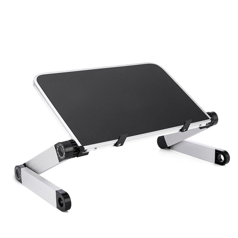 Adjustable Folding Laptop Stand - 360 Degree Rotation Aluminum Alloy - Black 6