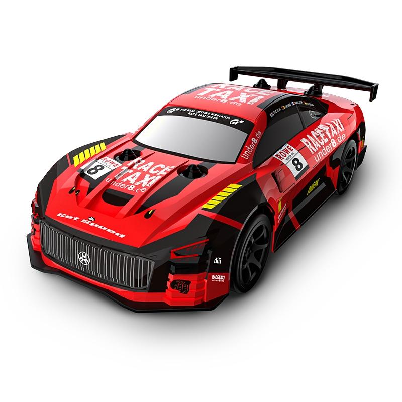 Remote Control 4wd Drift Car with Expulsion Light - Red 9
