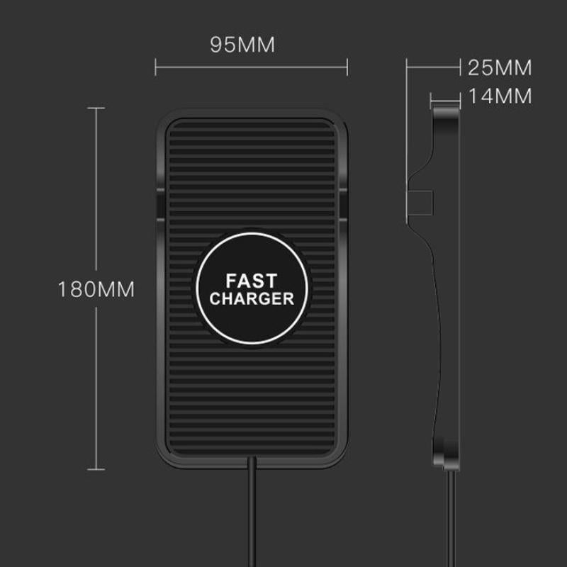 15w Wireless Car Charger for Apple & Android Phones with Type-c Interface 7