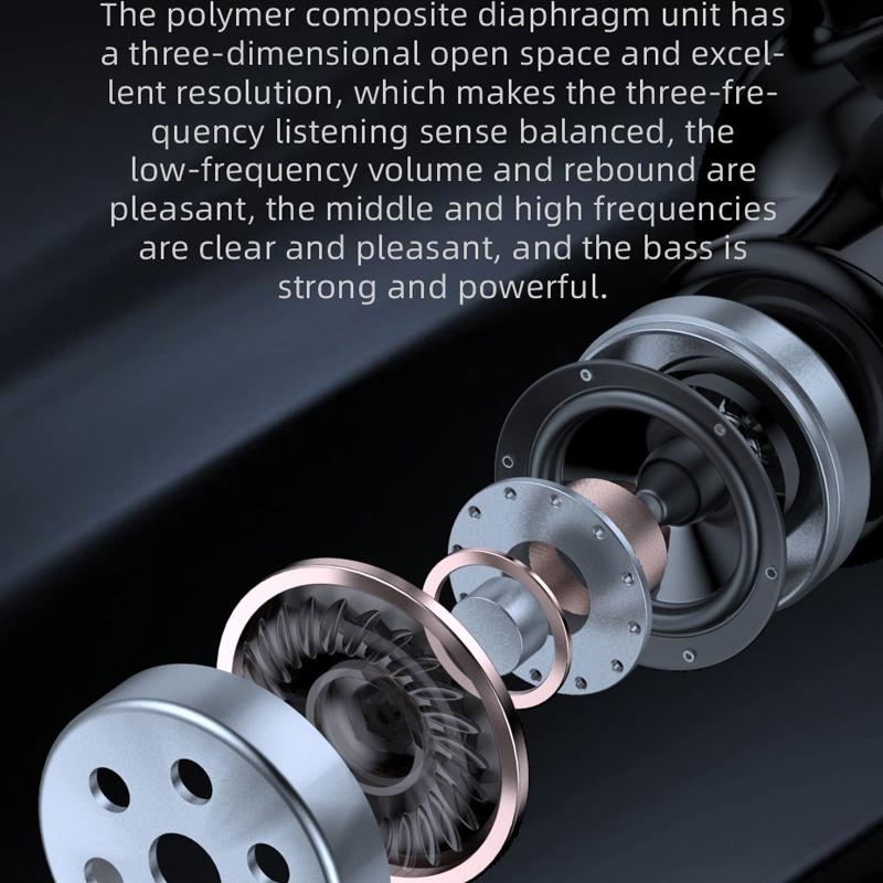 Wireless Bluetooth Earphones with Charging Case - F8 - Black Double Ear 4