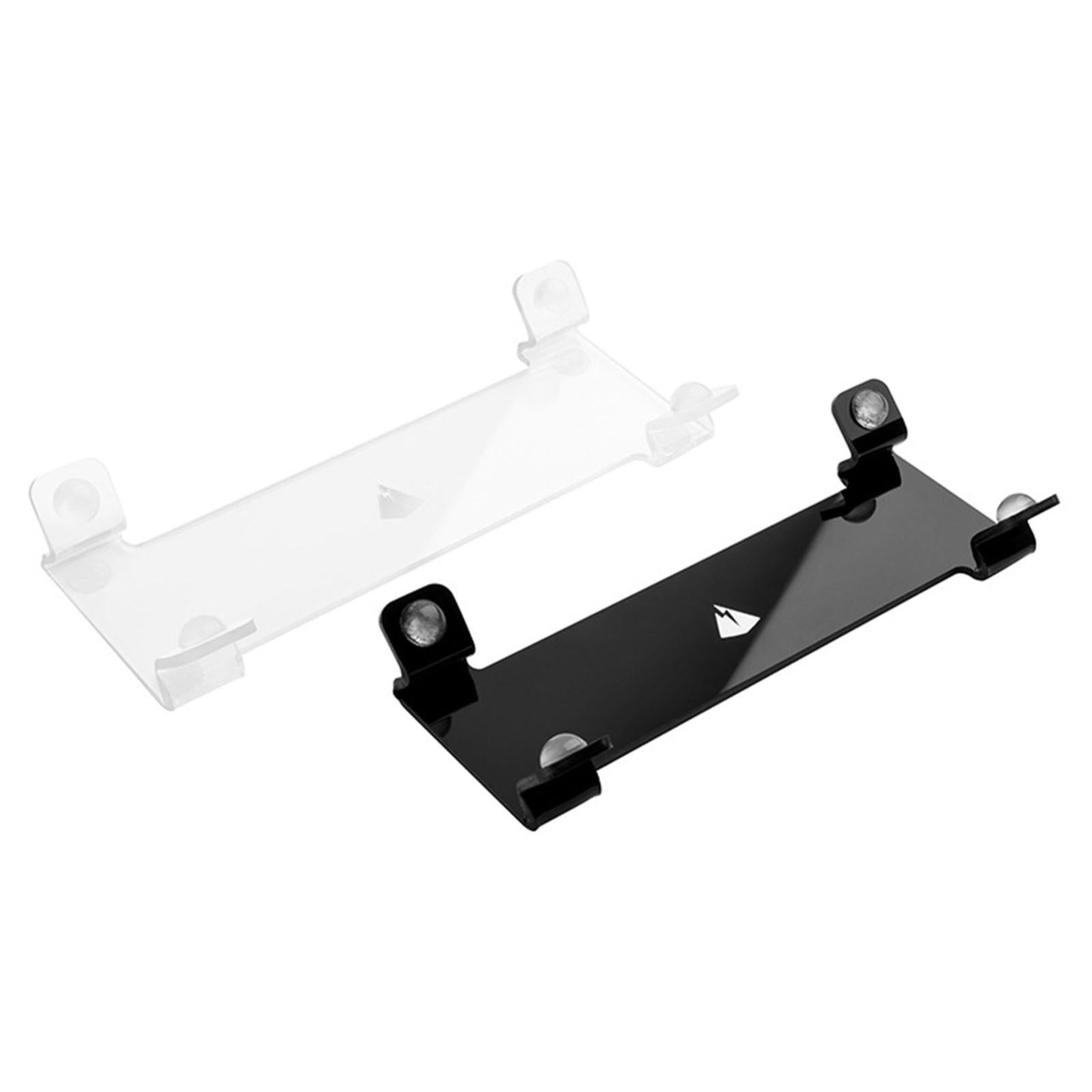 Anti-vibration Desktop Bracket for Bluetooth Speaker - Universal Acrylic Design - Black