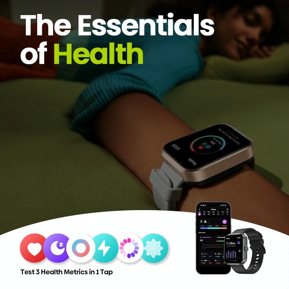 Stylish 1.78 Inch Gps Smart Watch With Bluetooth Calling Heart Rate & Blood Oxygen - Black 10