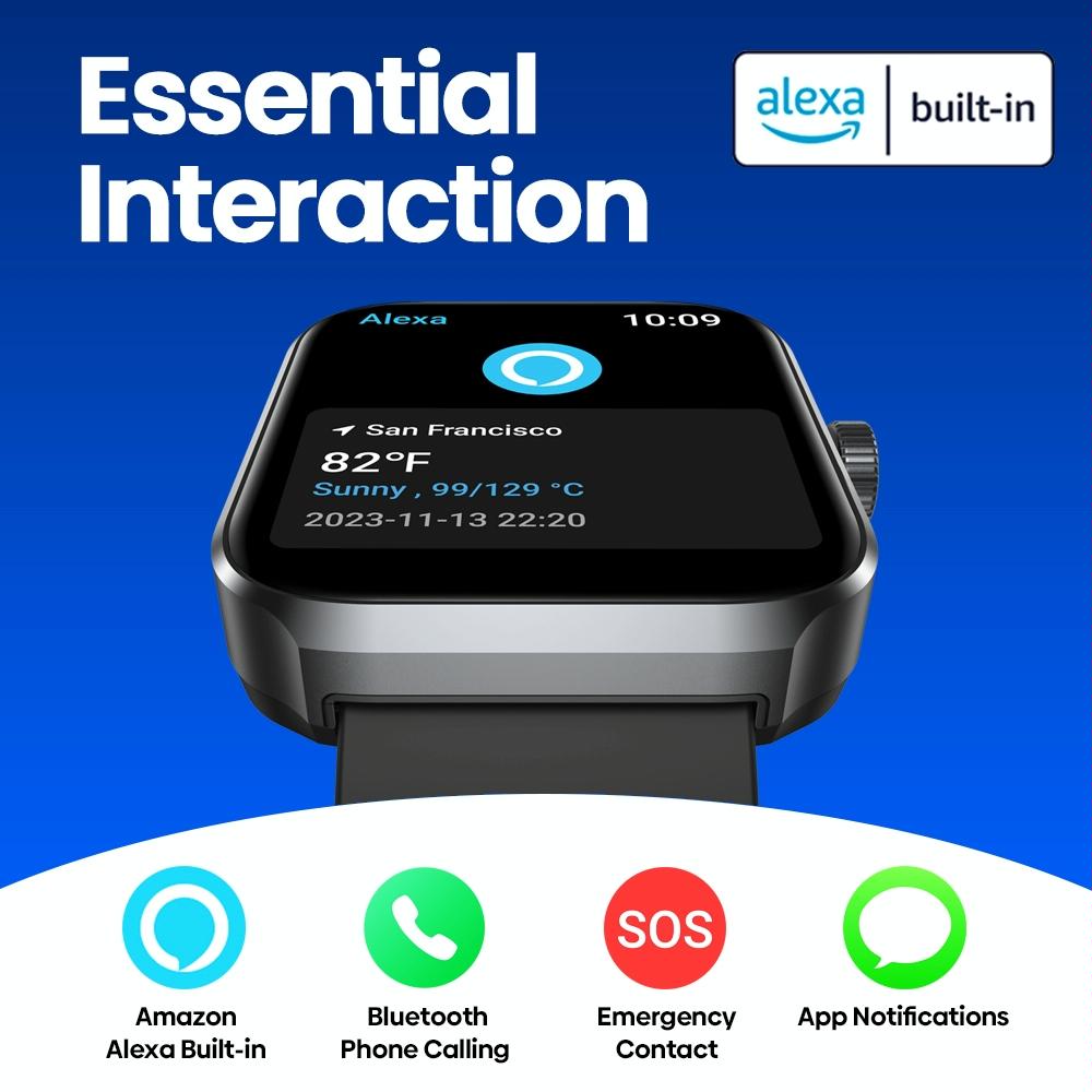 Stylish 1.78 Inch Gps Smart Watch With Bluetooth Calling Heart Rate & Blood Oxygen - Black 11