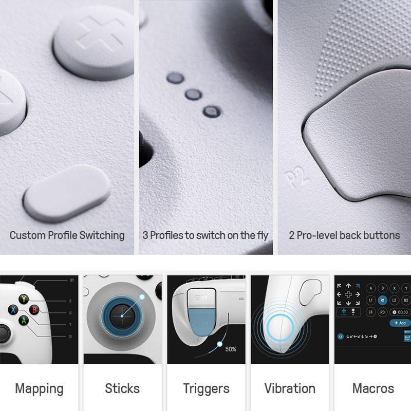 Switch & Pc Usb Gamepad - Wired - White 8